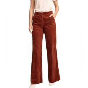 J. Crew Wide Leg Corduroy Pants in Brown/Camel Size 6